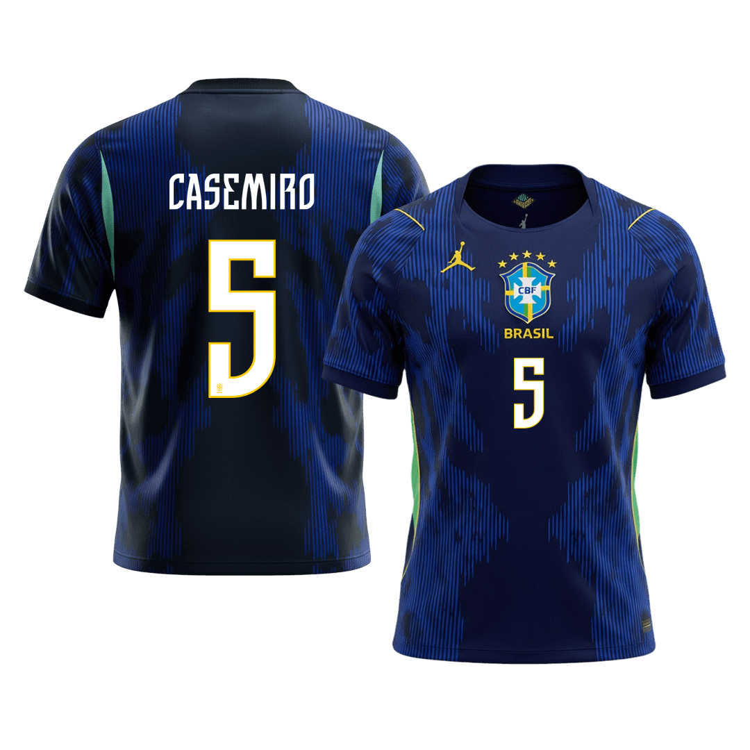 CASEMIRO #5 Brazil Away Soccer Jersey 2026 – Fan Version – front view