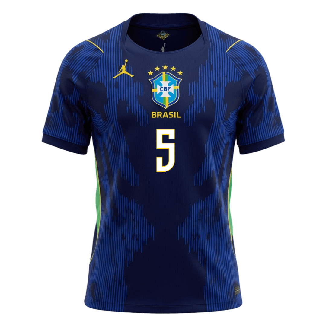 CASEMIRO #5 Brazil Away Soccer Jersey 2026 – Fan Version – jersey details