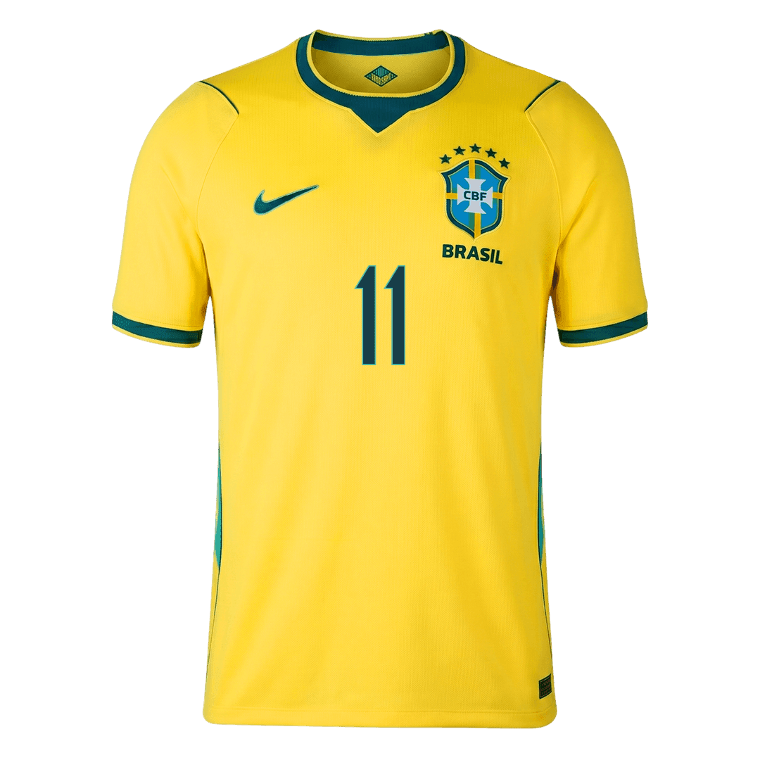 RAPHINHA #11 Brazil Home Soccer Jersey 2026 β Fan Version β εεεΎ 3 RAPHINHA #11 Brazil Home Soccer Jersey 2026 β Fan Version β jersey details