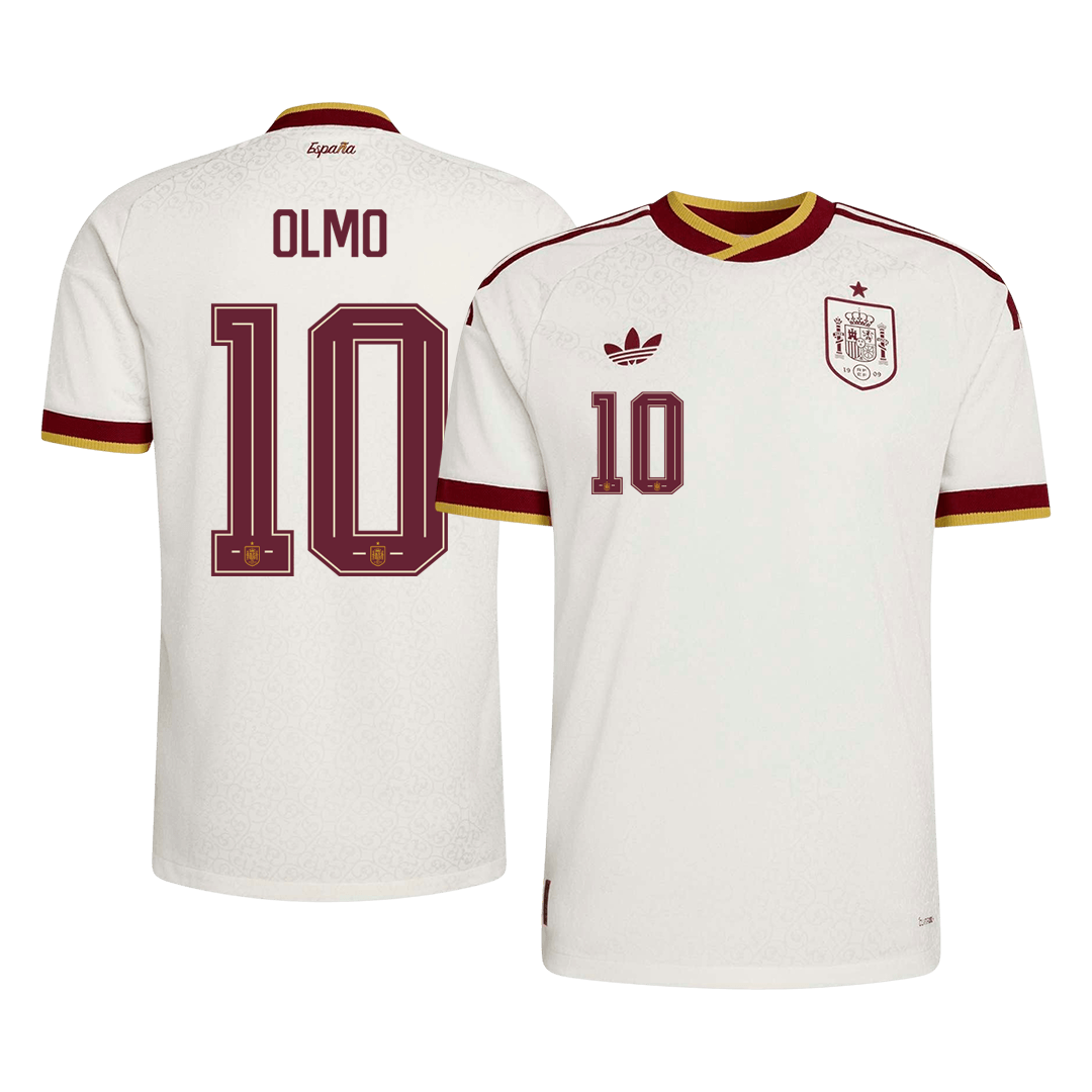 OLMO #10 Spain Away Soccer Jersey 2026 Player Version – front view
