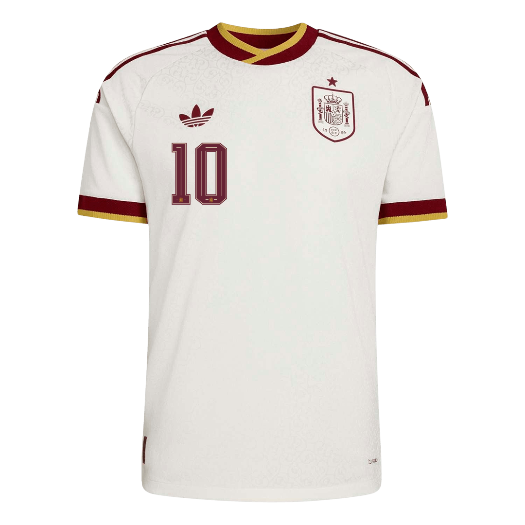OLMO #10 Spain Away Soccer Jersey 2026 Player Version – jersey details