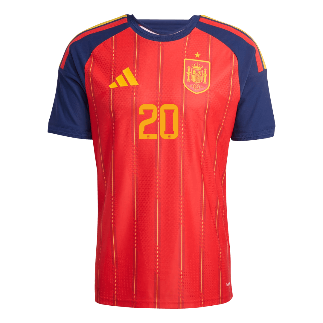 PEDRI #20 Spain Home Soccer Jersey 2026 Player Version β εεεΎ 3 PEDRI #20 Spain Home Soccer Jersey 2026 Player Version β jersey details