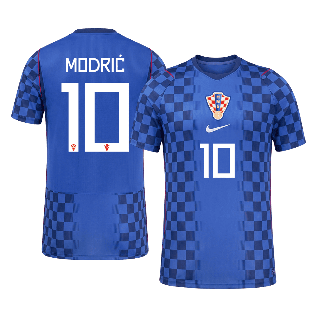 MODRIĆ #10 Croatia Away Soccer Jersey 2026 Player Version — 商品图 1 MODRIĆ #10 Croatia Away Soccer Jersey 2026 Player Version – front view