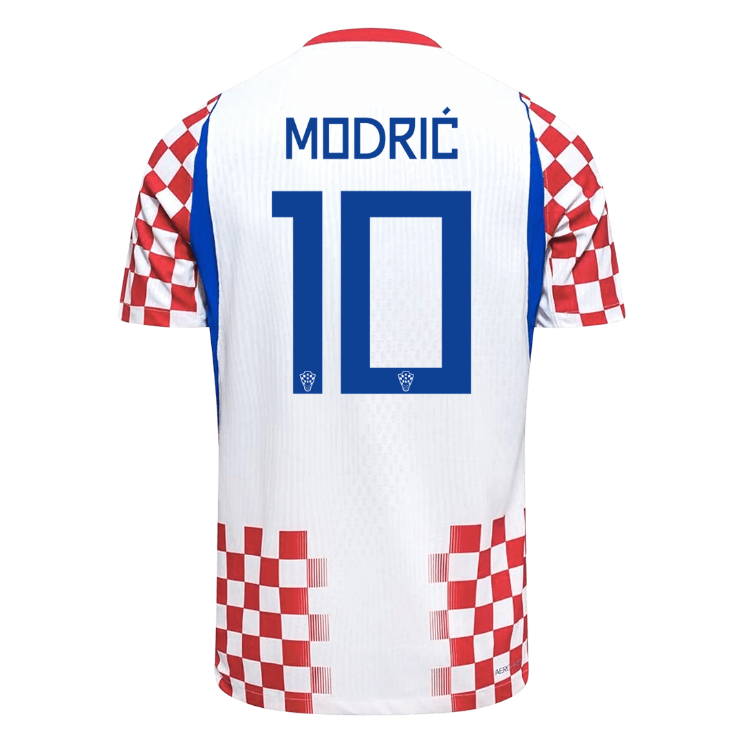 MODRIĆ #10 Croatia Home Soccer Jersey 2026 Player Version — 商品图 2 MODRIĆ #10 Croatia Home Soccer Jersey 2026 Player Version – back view