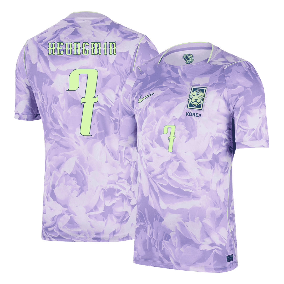 HEUNGMIN #7 South Korea Away Soccer Jersey 2026 – Fan Version – front view