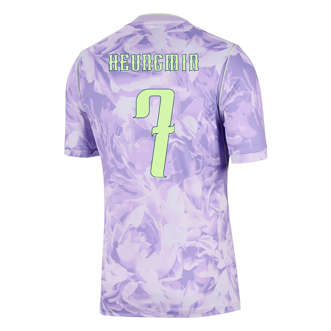 HEUNGMIN #7 South Korea Away Soccer Jersey 2026 – Fan Version – back view