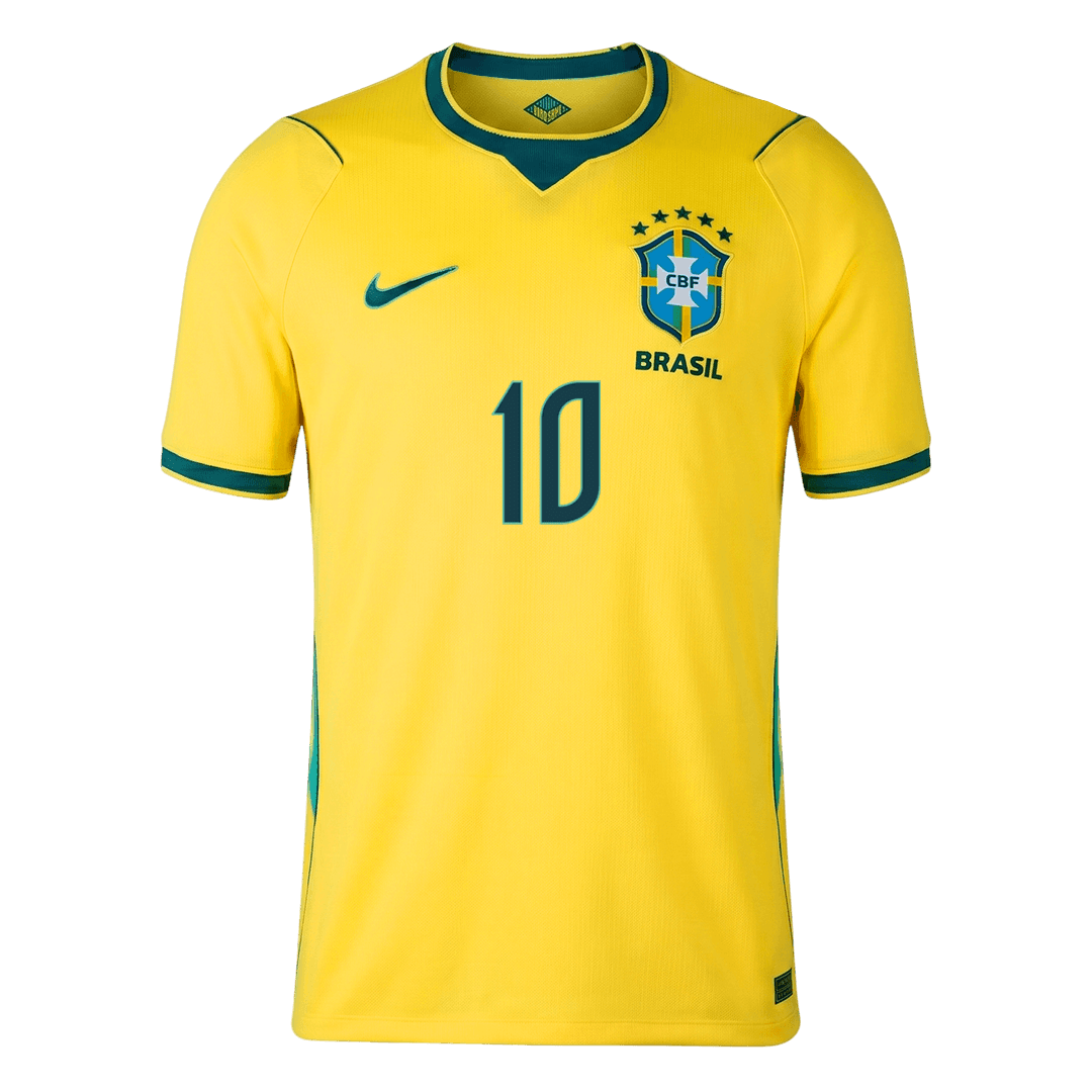 NEYMAR JR. #10 Brazil Home Soccer Jersey 2026 – Fan Version – jersey details