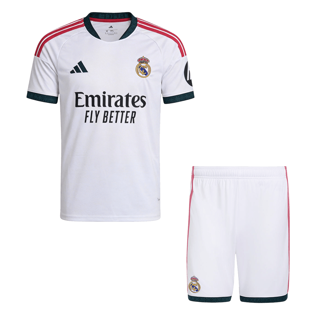 Real Madrid Home Soccer Kit – Jersey + Shorts 2026/27 – Fan Version – front view