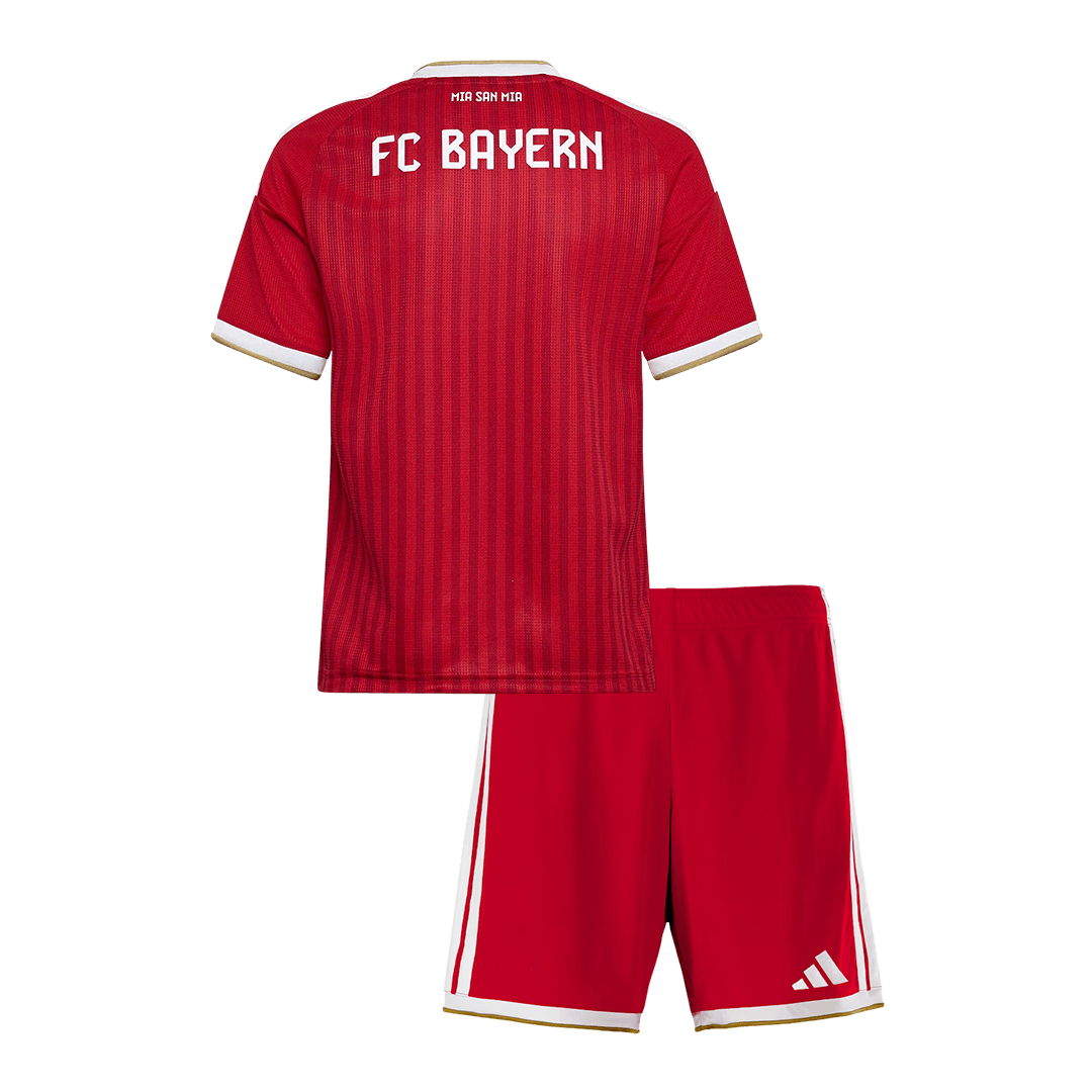 Kid’s Bayern Munich Home Soccer Kit – Jersey + Shorts 2026/27 – Fan Version – back view
