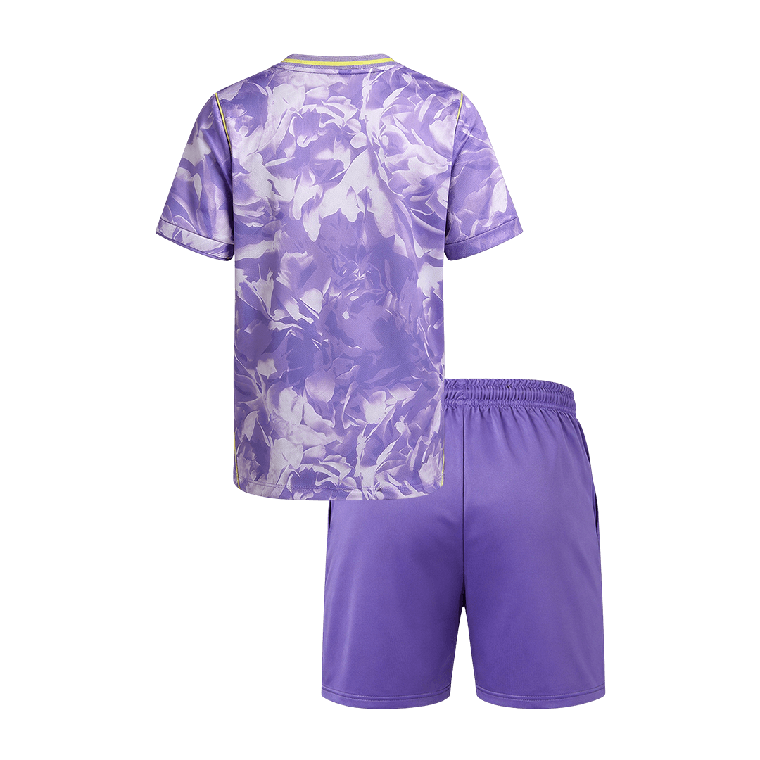 Kid’s South Korea Away Soccer Kit – Jersey + Shorts 2026 – Fan Version – back view
