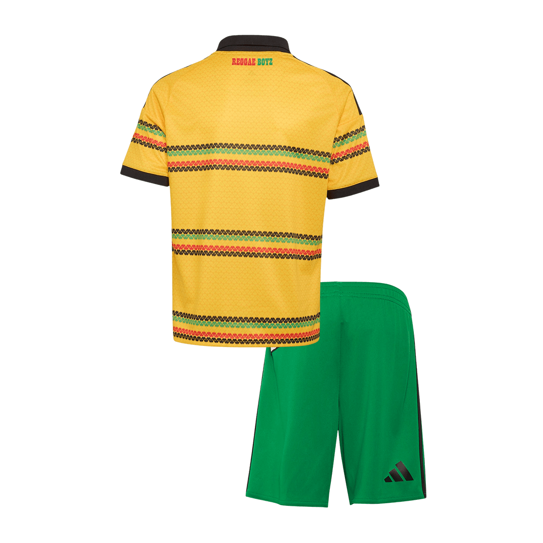 Kid's Jamaica Home Soccer Kit β Jersey + Shorts 2026 β Fan Version β εεεΎ 2 Kid’s Jamaica Home Soccer Kit β Jersey + Shorts 2026 β Fan Version β back view