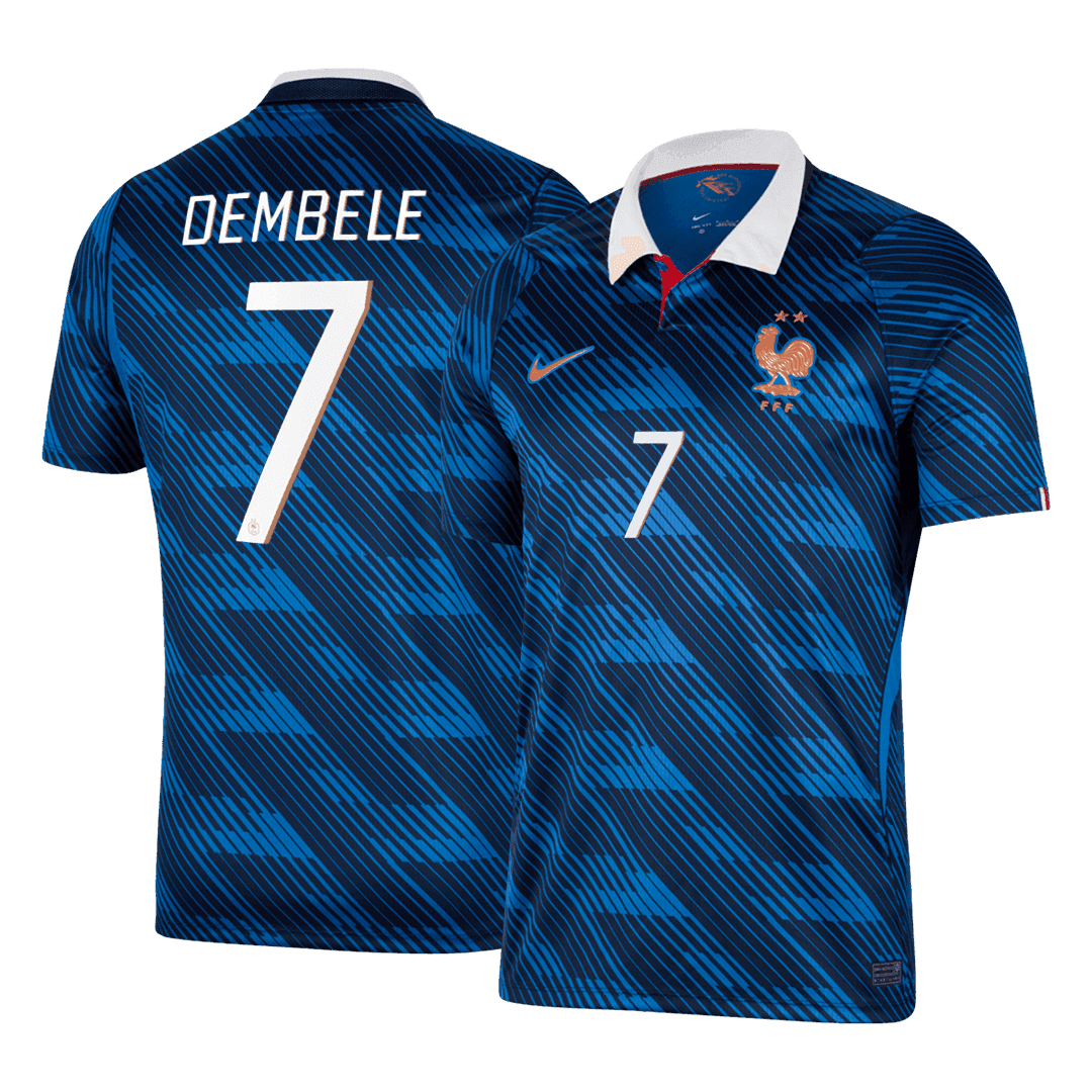 DEMBELE #7 France Home Soccer Jersey 2026 โ Fan Version โ ๅๅๅพ 1 DEMBELE #7 France Home Soccer Jersey 2026 โ Fan Version โ front view
