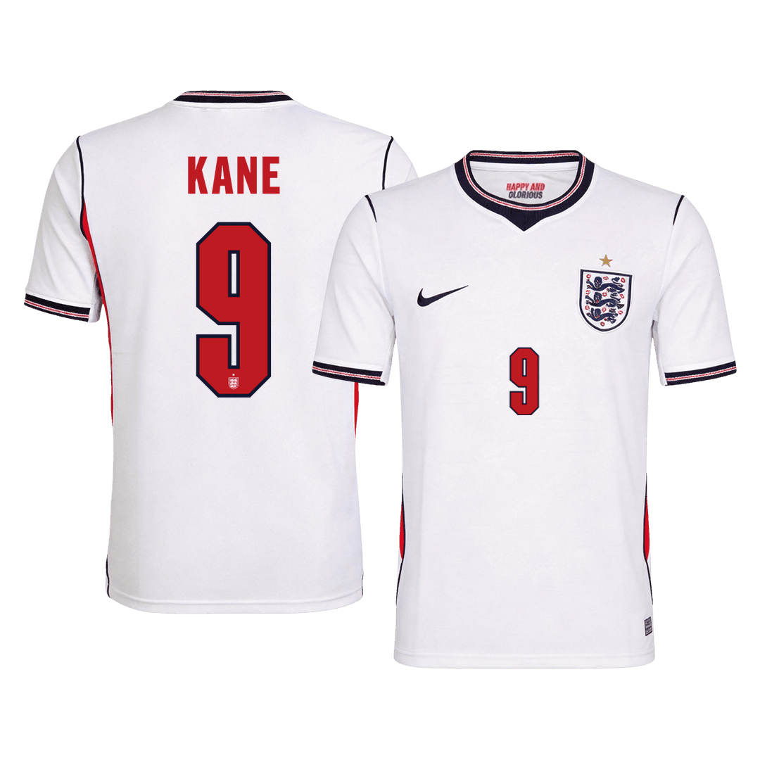KANE #9 England Home Soccer Jersey 2026 – Fan Version – front view