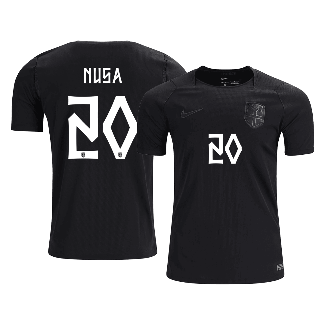 NUSA #20 Norway Away Soccer Jersey 2026 – Fan Version – front view