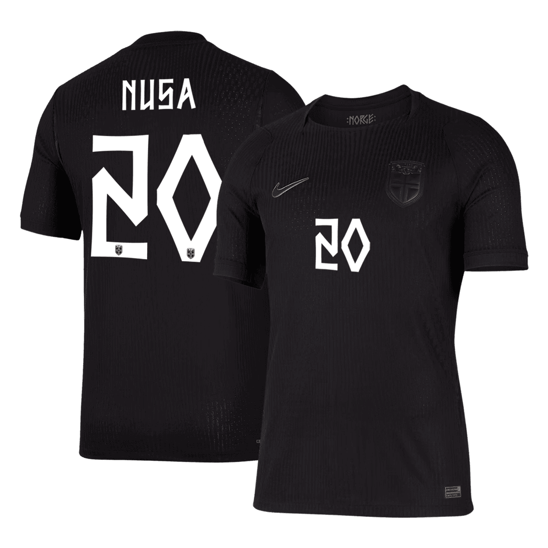 NUSA #20 Norway Away Soccer Jersey 2026 Player Version – front view