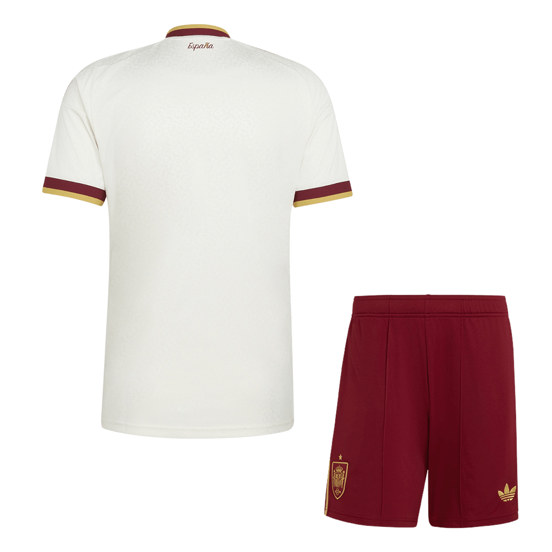 Spain Away Soccer Kit – Jersey + Shorts 2026 – Fan Version – back view
