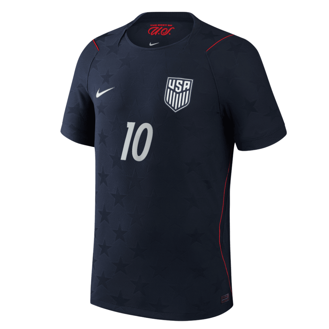 PULISIC #10 USA Away Soccer Jersey 2026 Player Version – front view