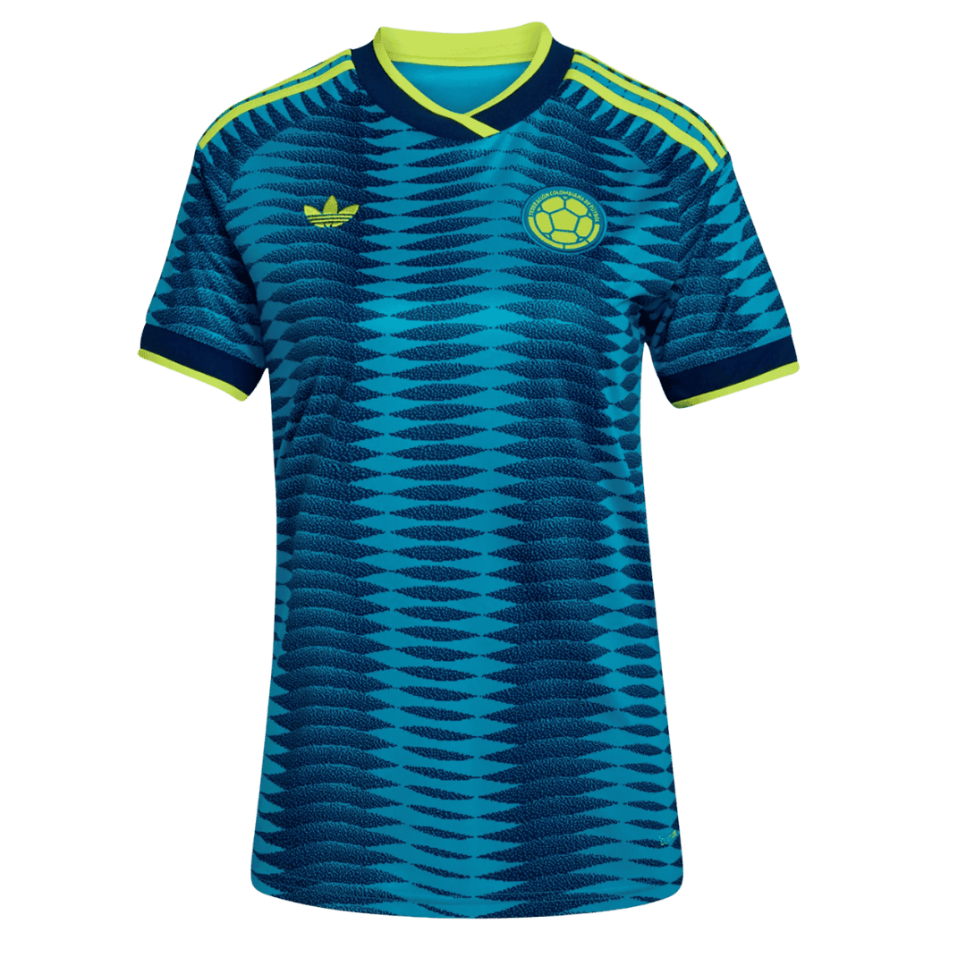 Women’s Colombia Away Soccer Jersey 2026 – Fan Version – front view