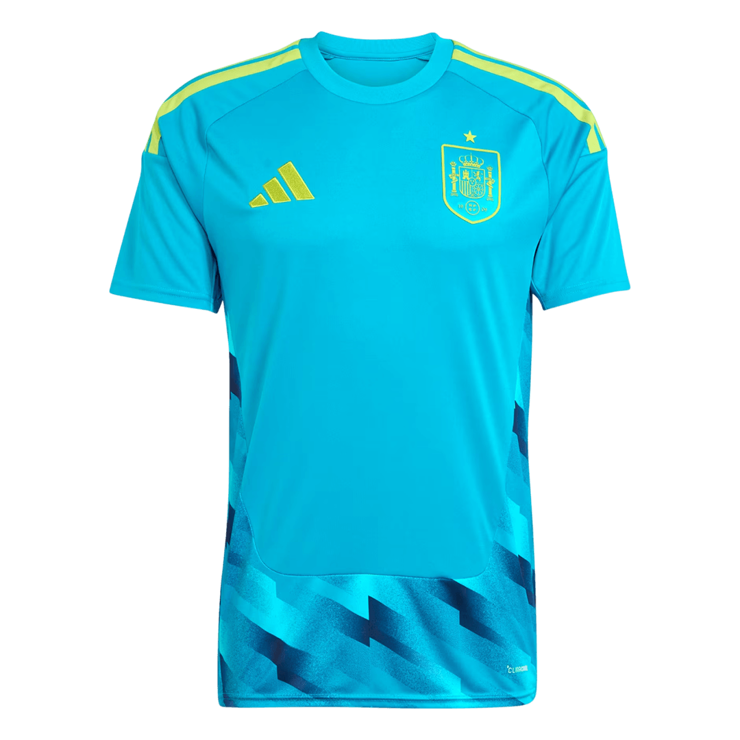 Spain Goalkeeper Soccer Jersey 2026 โ Fan Version โ ๅๅๅพ 1 Spain Goalkeeper Soccer Jersey 2026 โ Fan Version โ front view