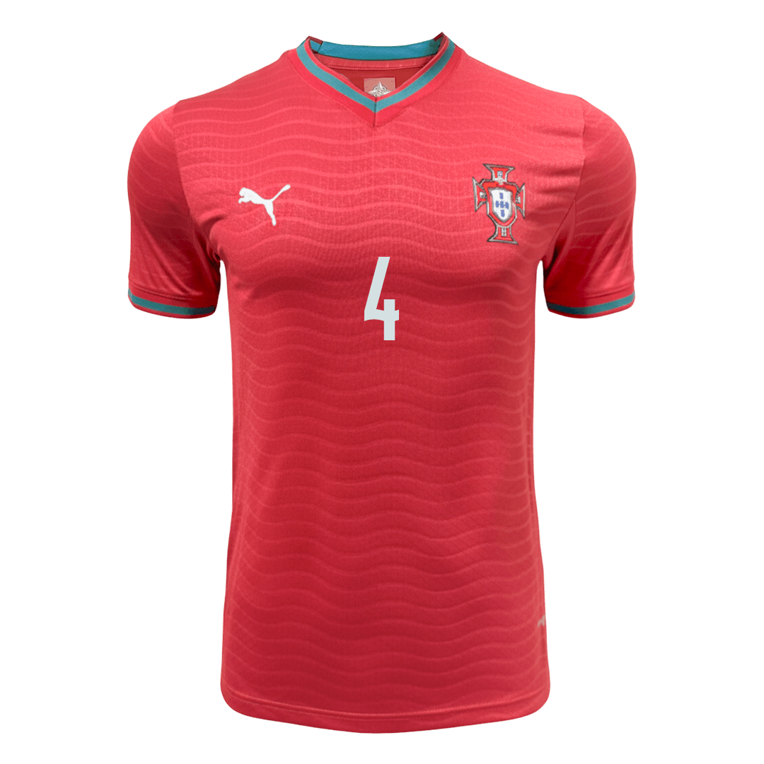 RÚBEN DIAS #4 Portugal Home Soccer Jersey 2026 Player Version – back view