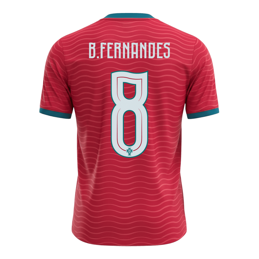 Bruno Fernandes #8 Portugal Home Soccer Jersey 2026 β Fan Version β εεεΎ 3 Bruno Fernandes #8 Portugal Home Soccer Jersey 2026 β Fan Version β jersey details