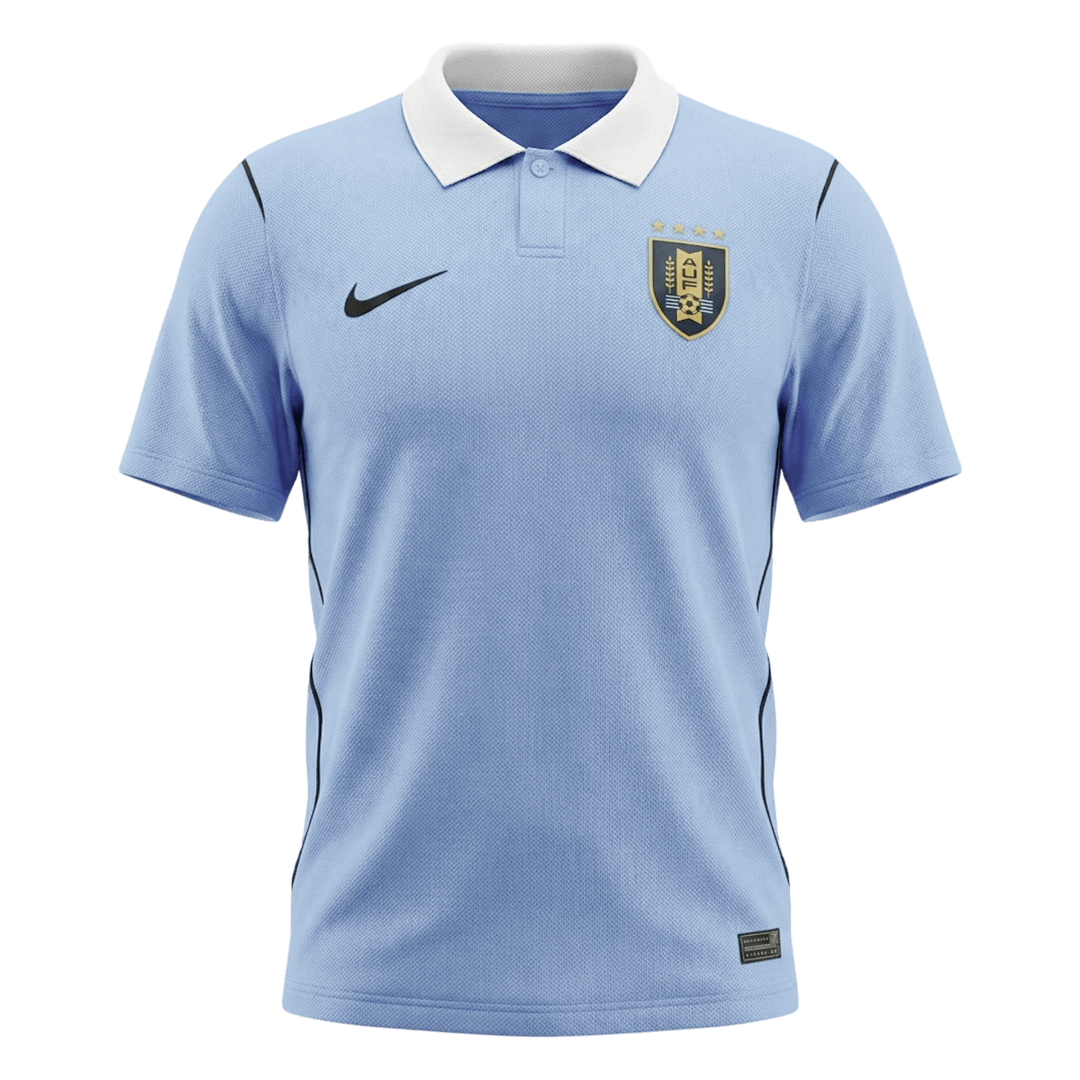 Uruguay Home Soccer Jersey 2026 – Fan Version – front view