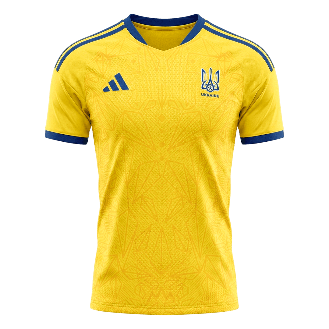 Ukraine Home Soccer Jersey 2026 Player Version – front view