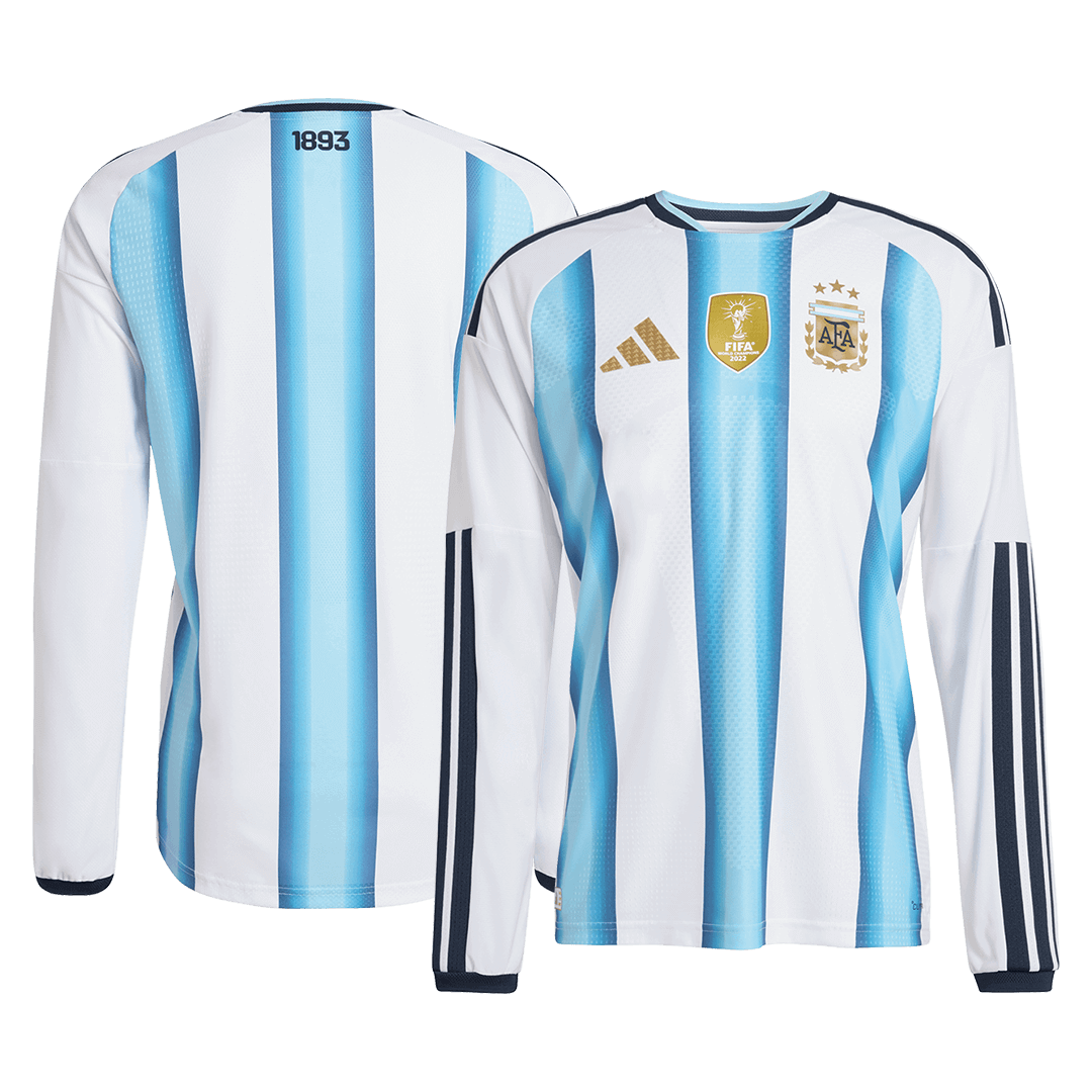 Argentina Home Long Sleeve Soccer Jersey 2026 – Fan Version – jersey details