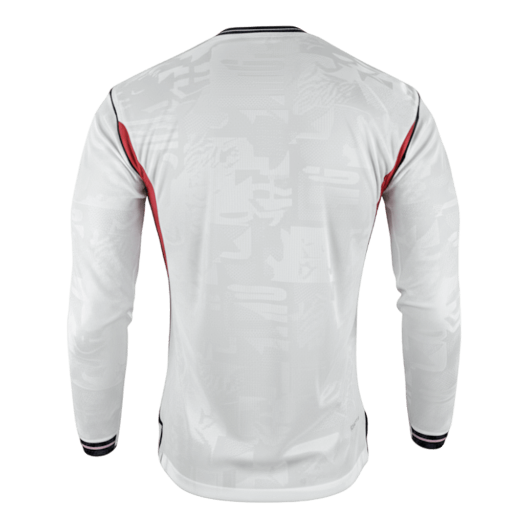 England Home Long Sleeve Soccer Jersey 2026 β Fan Version β εεεΎ 2 England Home Long Sleeve Soccer Jersey 2026 β Fan Version β back view
