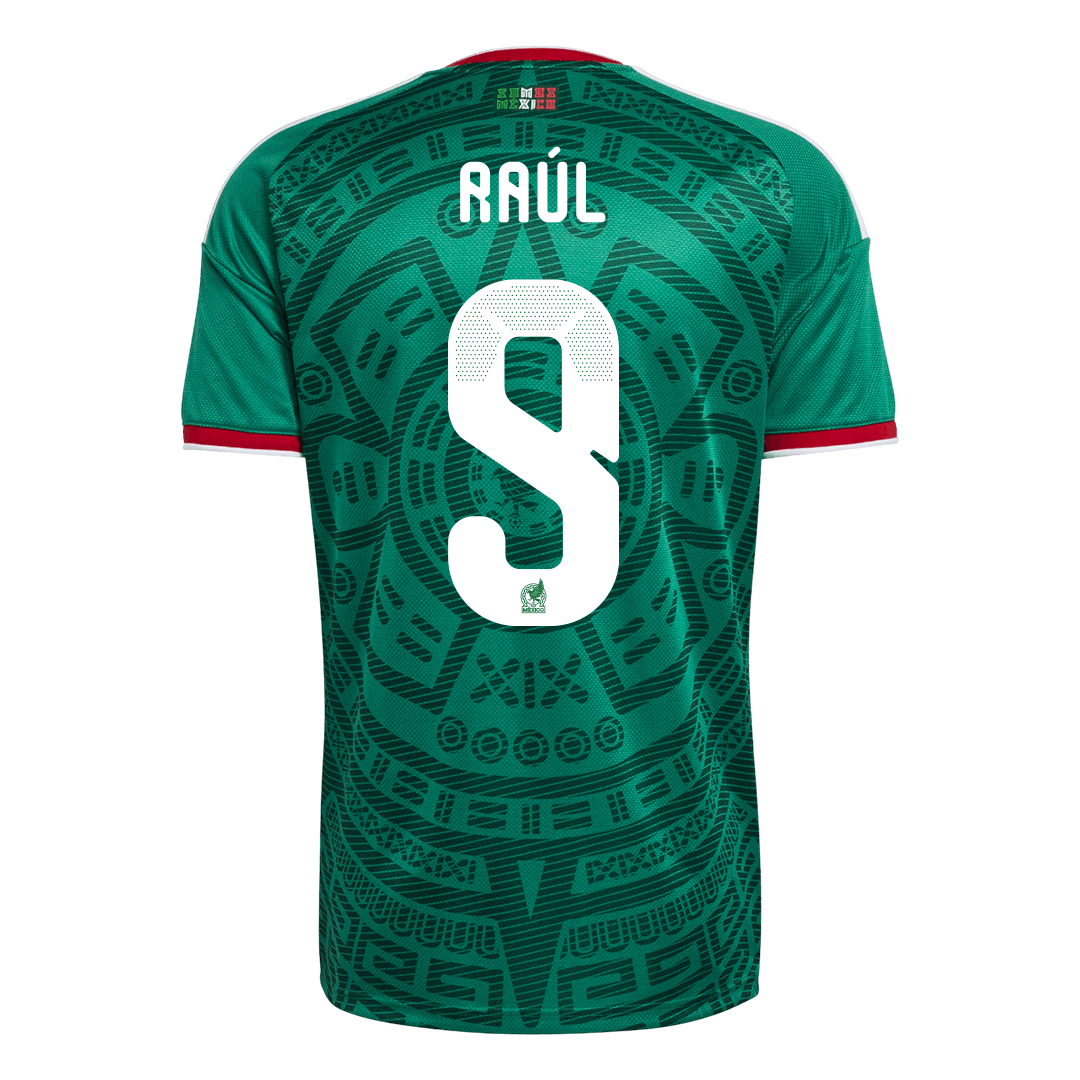 Raúl #9 Mexico Home Soccer Jersey 2026 – Fan Version – jersey details