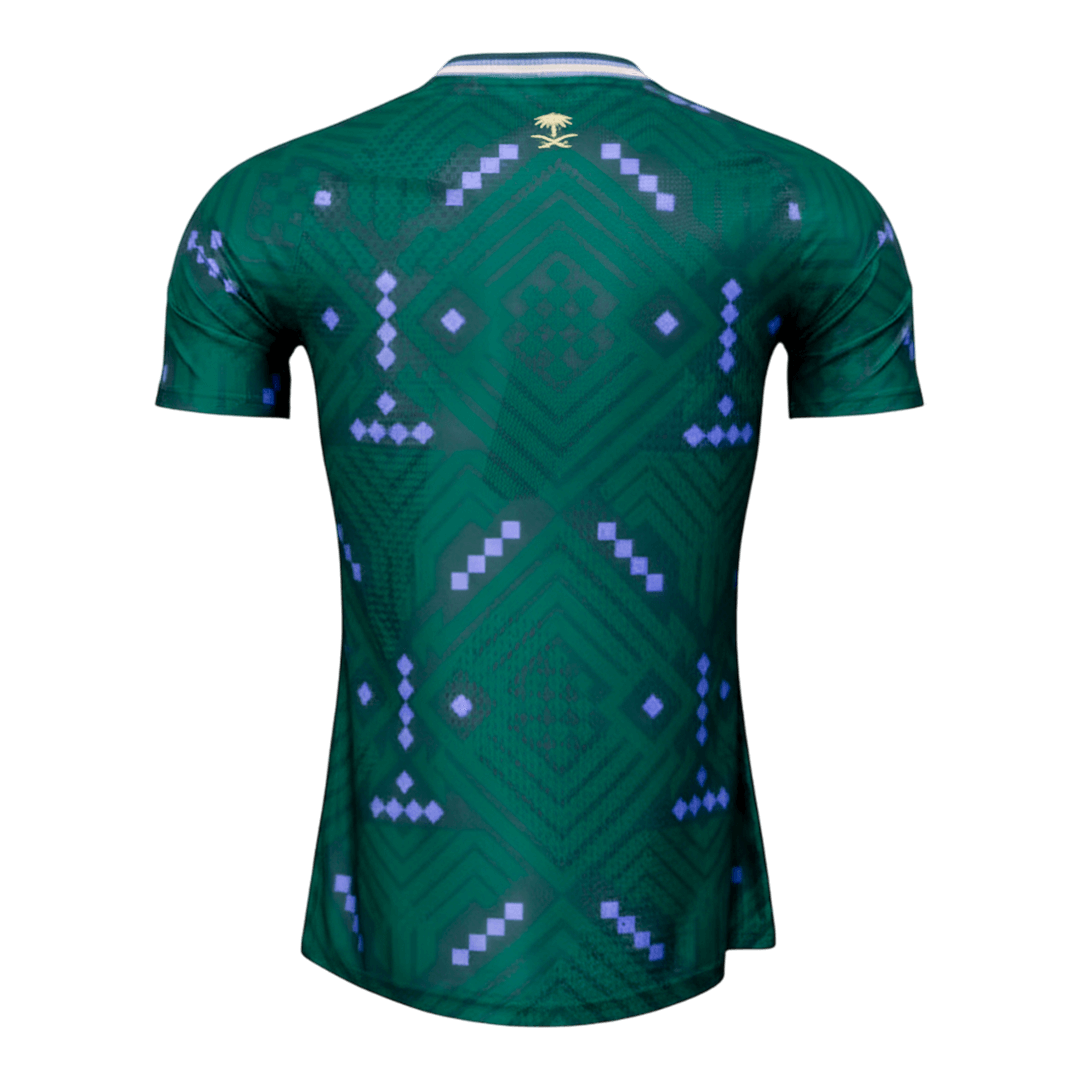 Saudi Arabia Home Soccer Jersey 2026 Player Version – back view