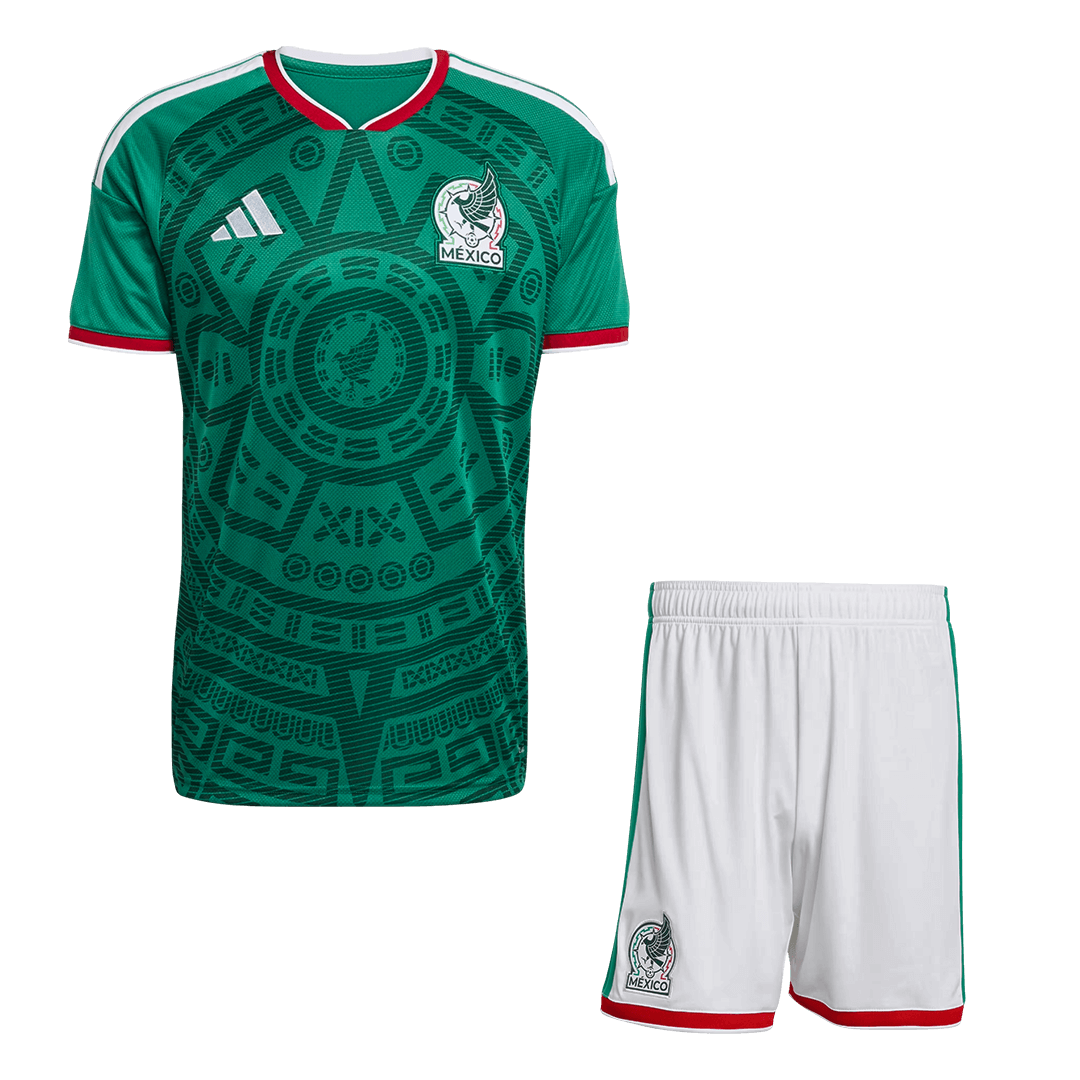 Mexico Home Soccer Kit – Jersey + Shorts 2026 – Fan Version – front view