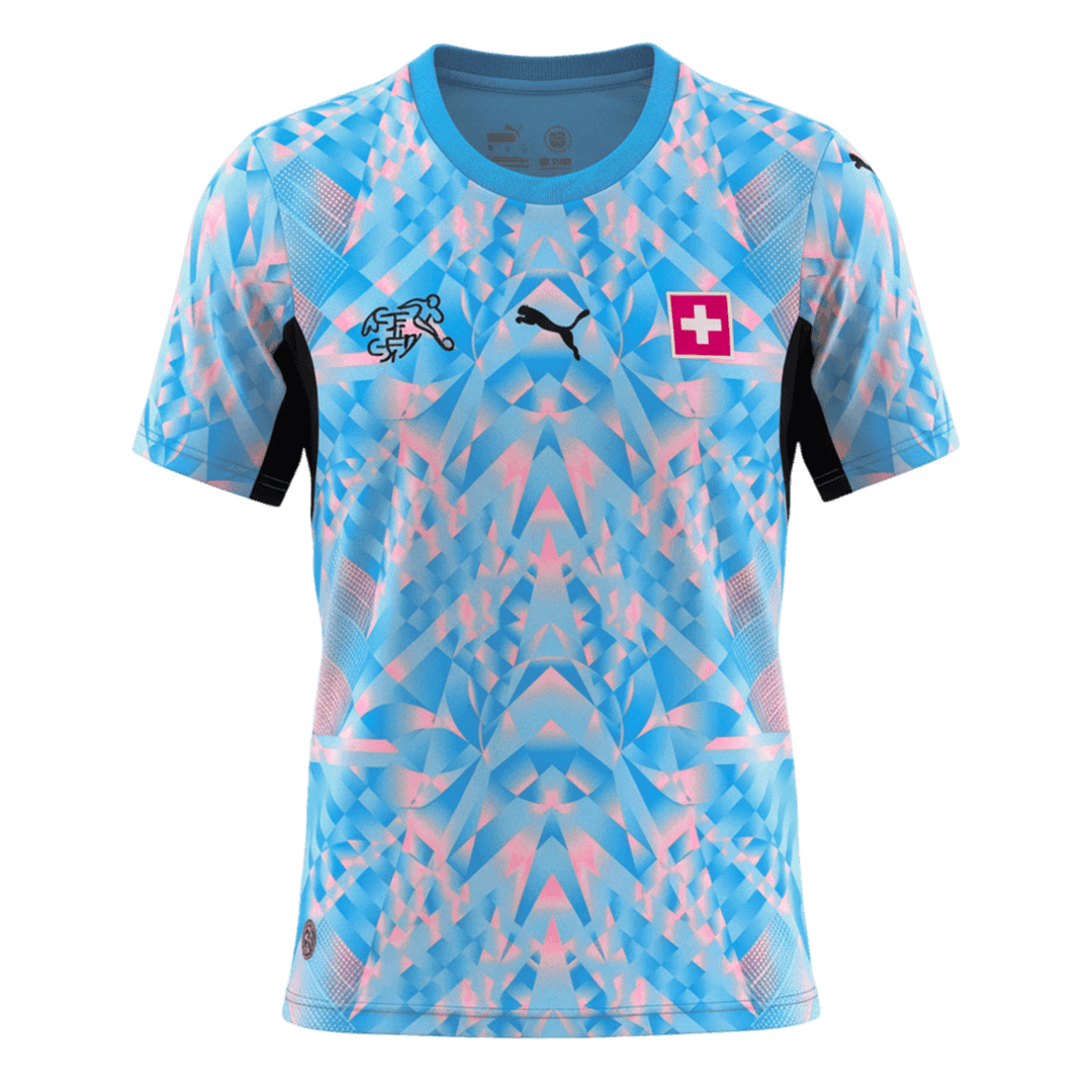 Switzerland Goalkeeper Soccer Jersey 2026 โ Fan Version โ ๅๅๅพ 1 Switzerland Goalkeeper Soccer Jersey 2026 โ Fan Version โ front view
