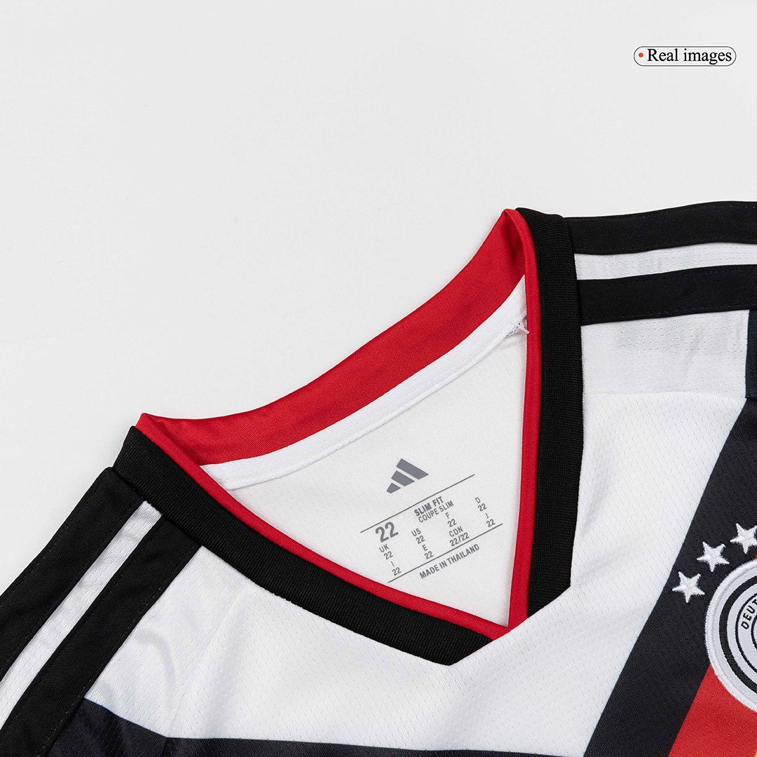 Kid's Germany Home Soccer Kit – Jersey + Shorts 2026 – Fan Version — 商品图 3 Kid’s Germany Home Soccer Kit – Jersey + Shorts 2026 – Fan Version – jersey details