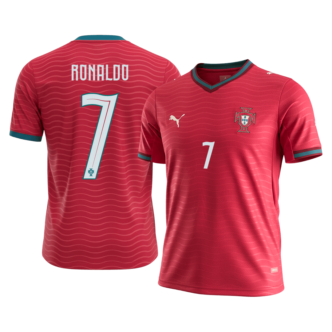 RONALDO #7 Portugal Home Soccer Jersey 2026 β Fan Version β εεεΎ 1 RONALDO #7 Portugal Home Soccer Jersey 2026 β Fan Version β front view