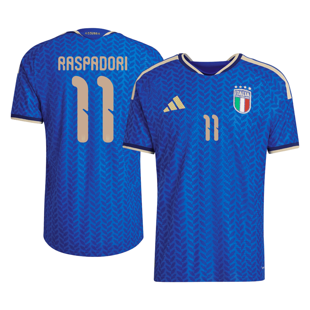 RASPADORI #11 Italy Home Soccer Jersey 2026 Player Version โ ๅๅๅพ 1 RASPADORI #11 Italy Home Soccer Jersey 2026 Player Version โ front view