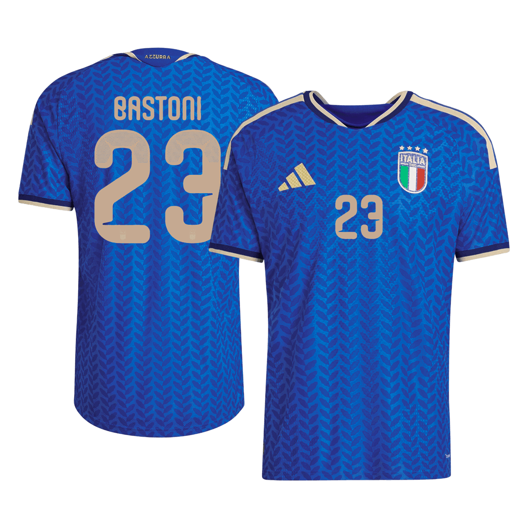 BASTONI #23 Italy Home Soccer Jersey 2026 Player Version โ ๅๅๅพ 1 BASTONI #23 Italy Home Soccer Jersey 2026 Player Version โ front view