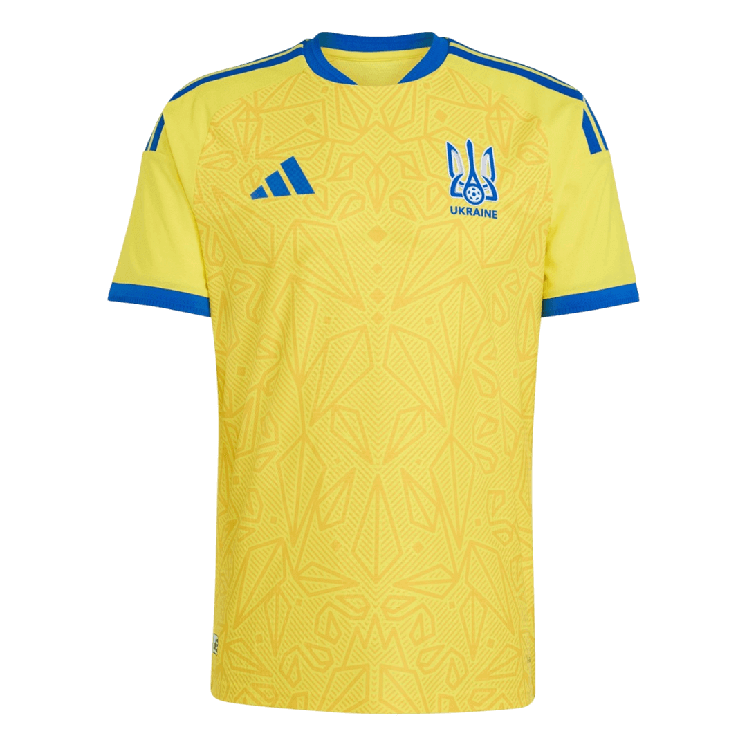 Ukraine Home Soccer Jersey 2026 – Fan Version – front view