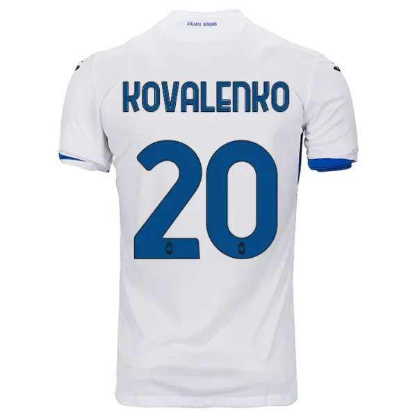 KOVALENKO #20 Atalanta BC Away Soccer Jersey 2020/21 – Fan Version – back view