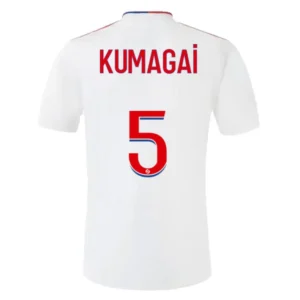 KUMAGAI #5 Olympique Lyonnais Home Soccer Jersey 2021/22 – Fan Version – front view