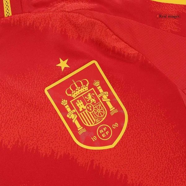 Lamine Yamal #19 Spain Home Soccer Jersey Euro – Player Version – jersey details