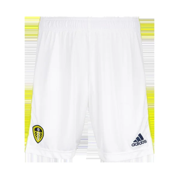 Leeds United Home Soccer Shorts 2021/22 – Fan Version – front view