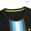Lionel Messi #10 Argentina Golden Bisht Special Soccer Jersey 2022 – Player Version – badge and fabric details