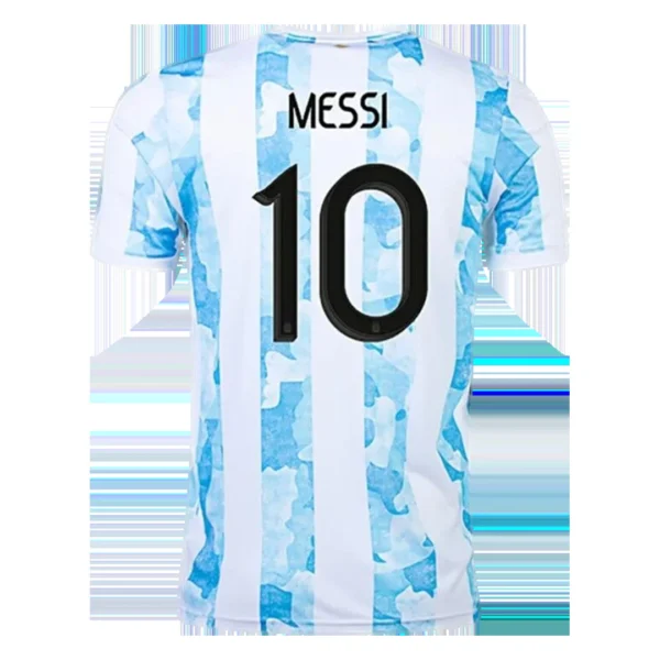 Lionel Messi #10 Argentina Home Soccer Jersey 2021 – Fan Version – front view