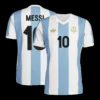 Lionel Messi #10 Argentina Soccer Jersey – 50th Anniversary – Fan Version – front view
