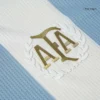 Lionel Messi #10 Argentina Soccer Jersey – 50th Anniversary – Fan Version – badge and fabric details