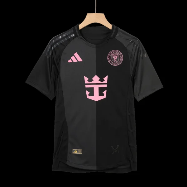 Lionel Messi #10 Inter Miami CF Away Soccer Jersey 2025 – Player Version – badge and fabric details