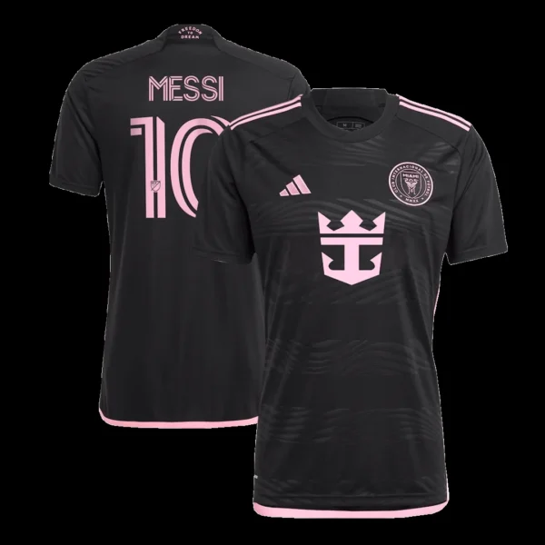 Lionel Messi #10 Inter Miami CF Away Soccer Jersey – Fan Version – front view