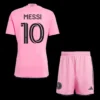 Lionel Messi #10 Inter Miami CF Home Soccer Kit – Jersey + Shorts – Fan Version – front view
