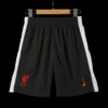 Liverpool Third Away Soccer Shorts – Fan Version – badge and fabric details